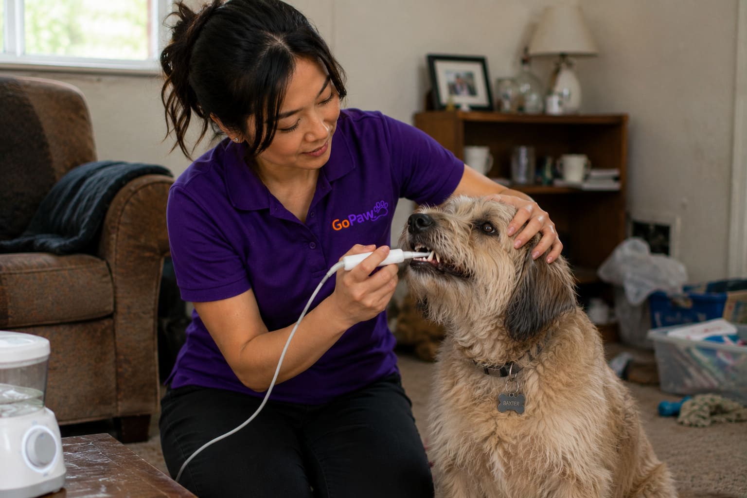 Ultrasonic Pet Teeth Cleaning